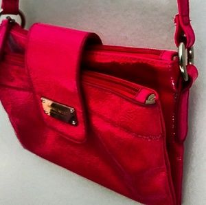 **sold**Nine West Hot Pink Crossbody Purse